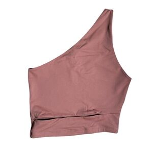 Abercrombie & Fitch Women’s One Shoulder Cut-out Crop Top Soft A&F Collection XS